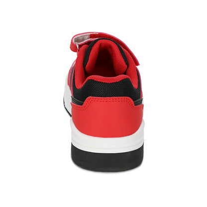 Tenis Audaz para niño en sintético rojo Skato ajuste de tira de contacto.