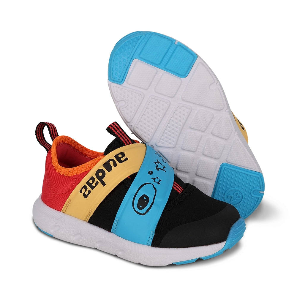 Tenis Audaz para niño en sintético multi Yogi con tira de contacto.