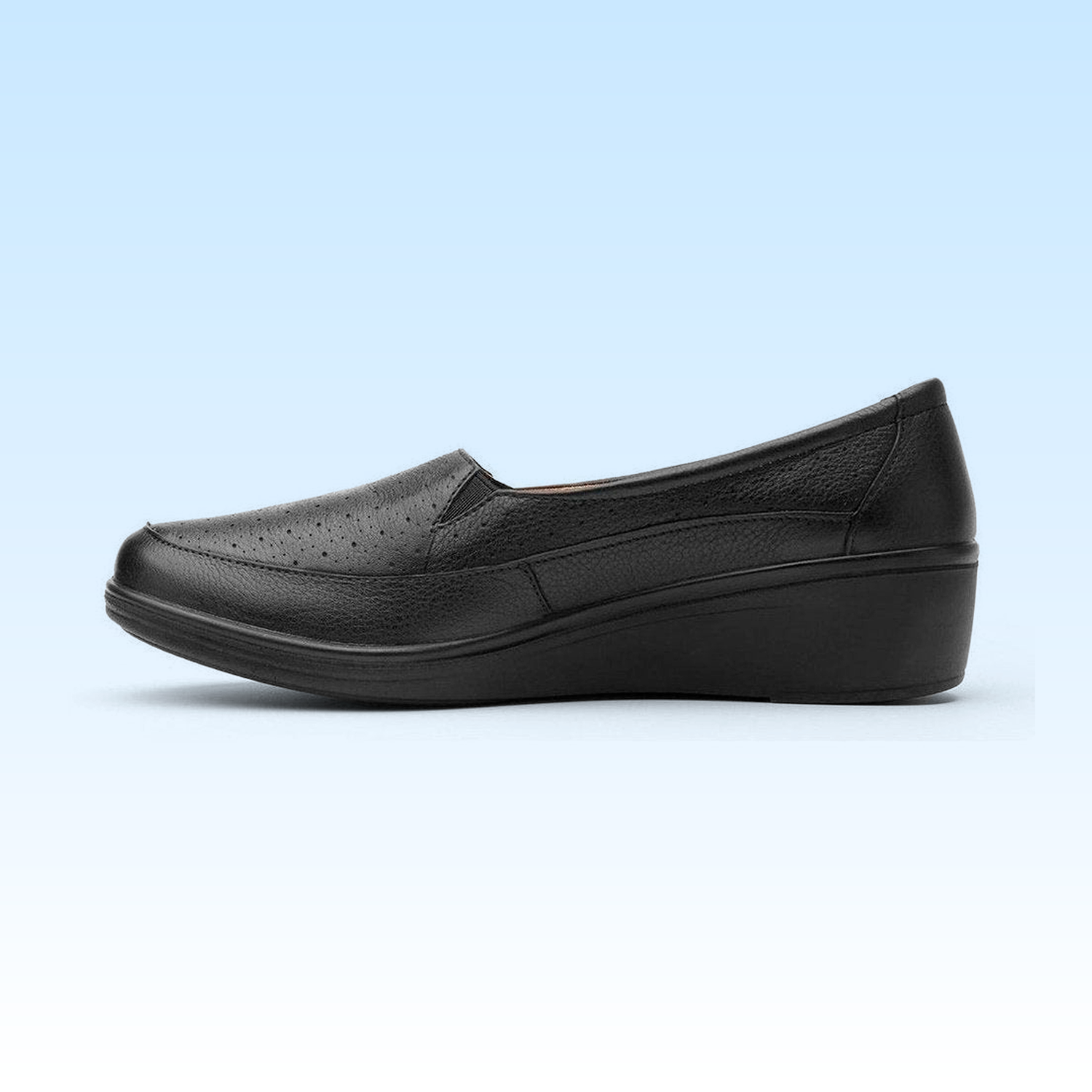 Flat Casual Dama Flexi Castaña 45601 Negro