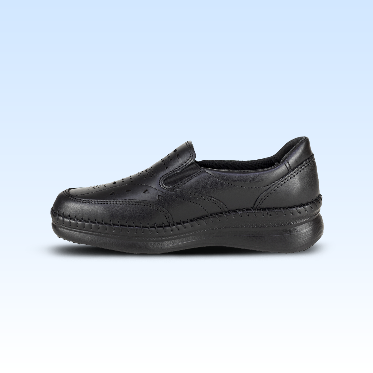 Zapato Mocasín Confort Para Dama Lobo Solo 4981 Negro