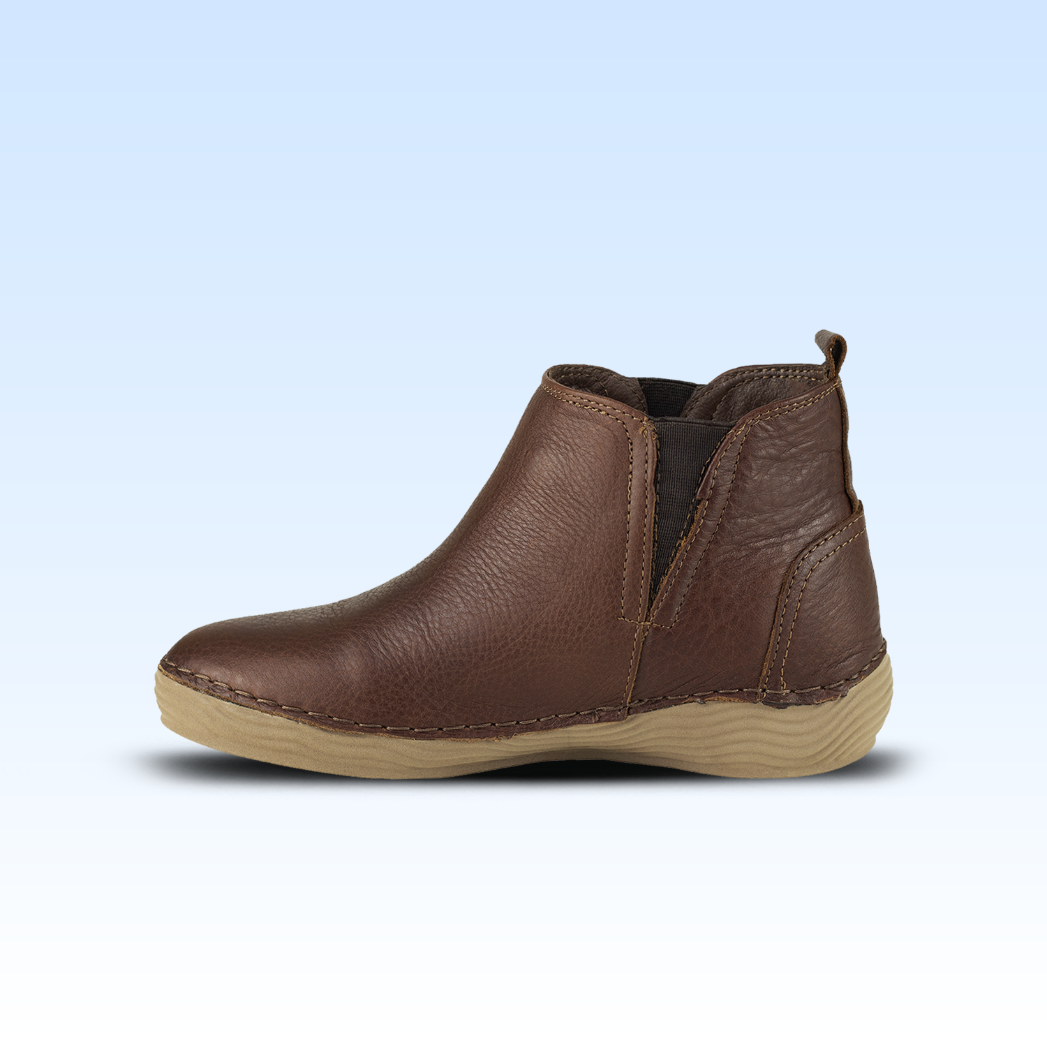 Botín Casual Dama Lobo Solo 5078 Tumbled Besani