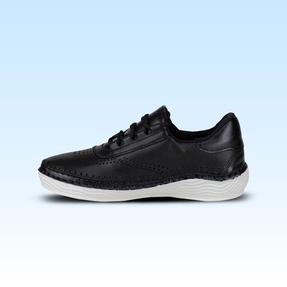 Tenis Tejidos A Mano Casual Para Dama Lobo Solo 5131 Negro
