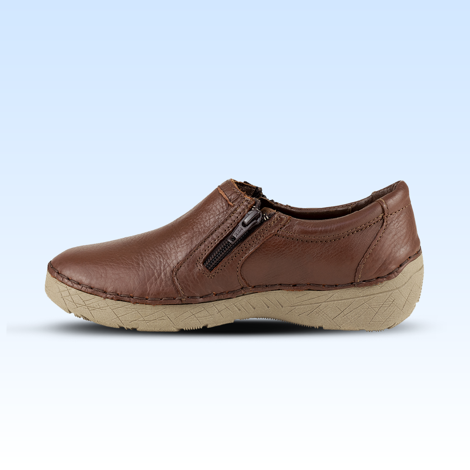 Zapato Mocasín Confort Dama Lobo Solo 5681 Mahogany