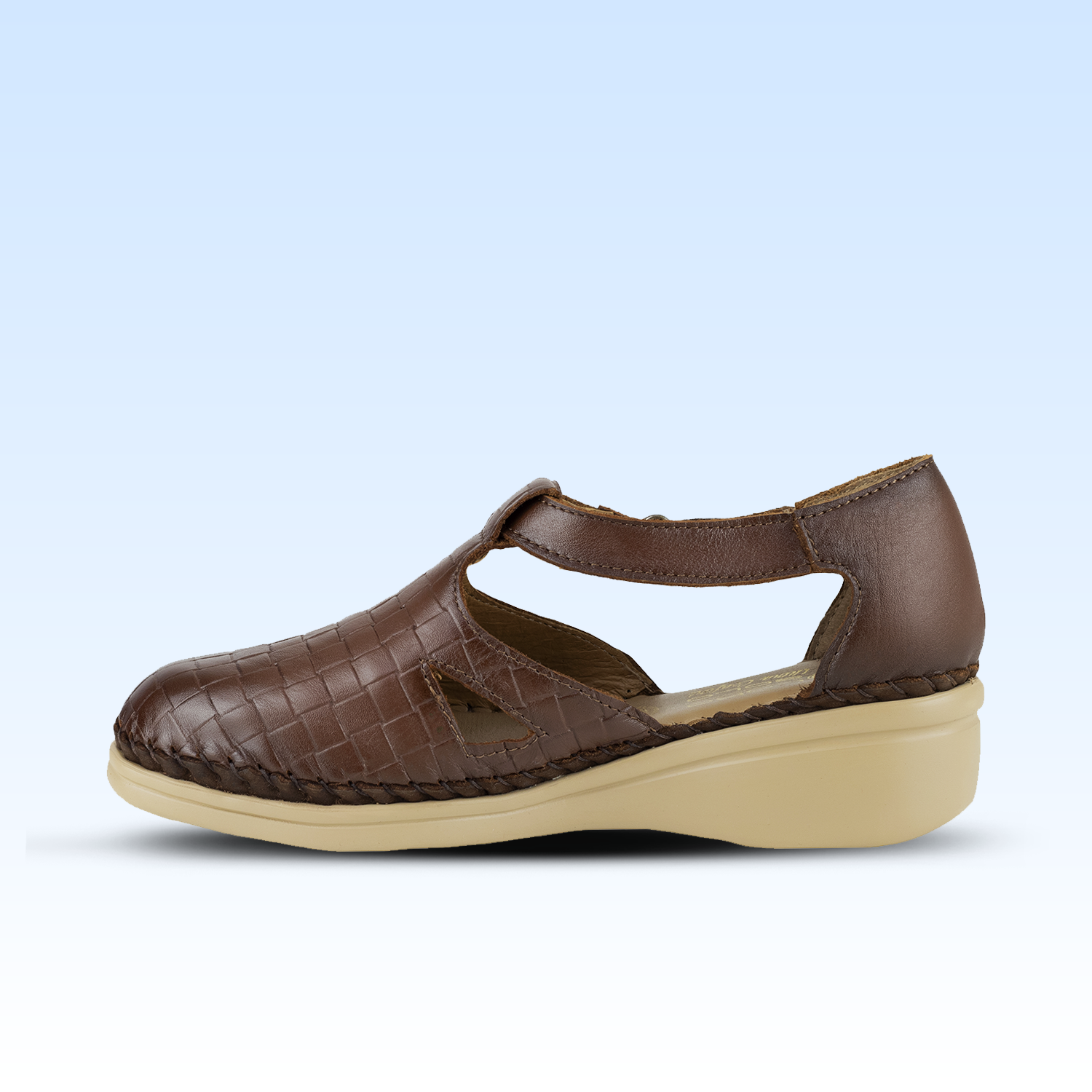 Zapato Choclo Dama Lobo Solo 4729 Caoba