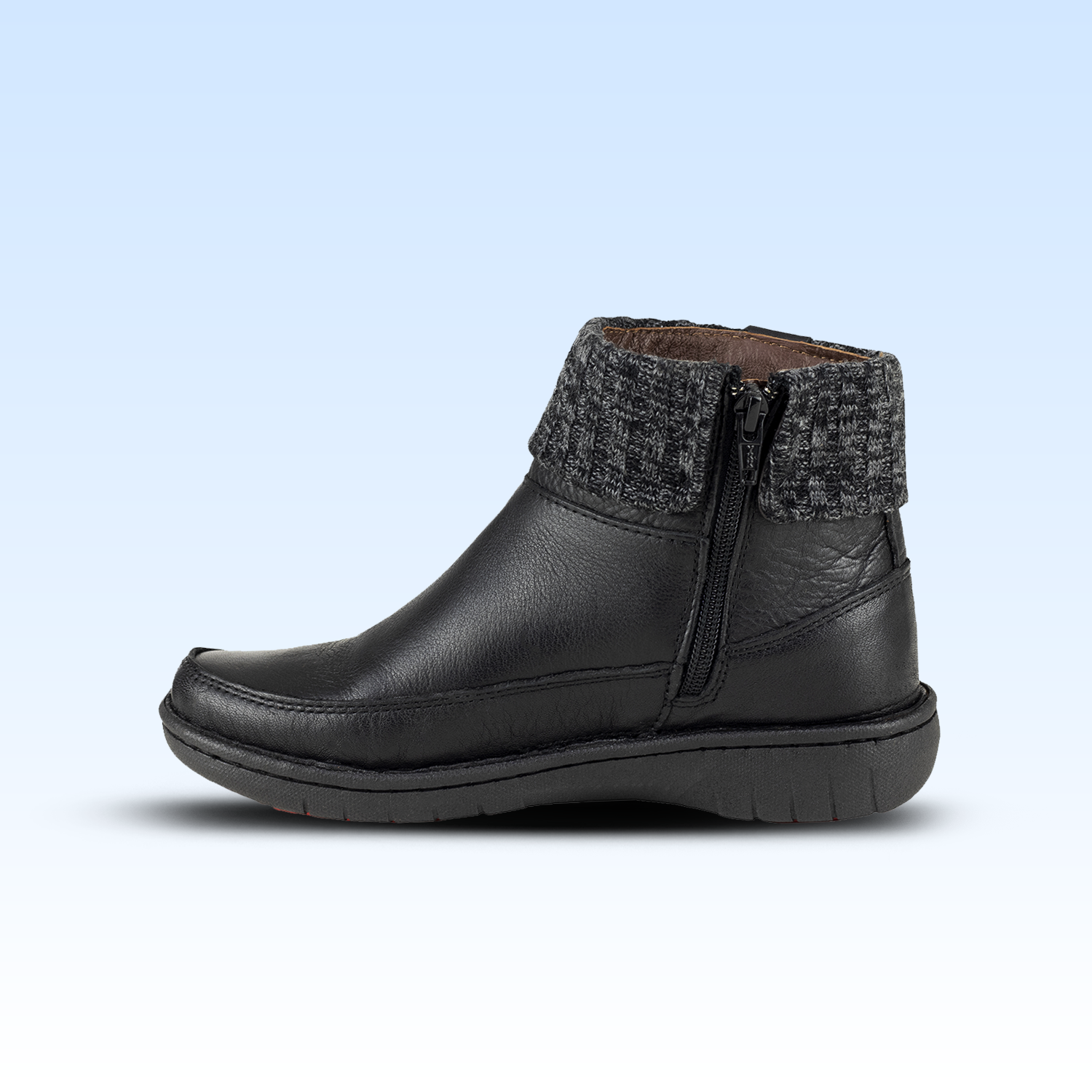 Botín Casual Dama Lobo Solo 5840 Negro