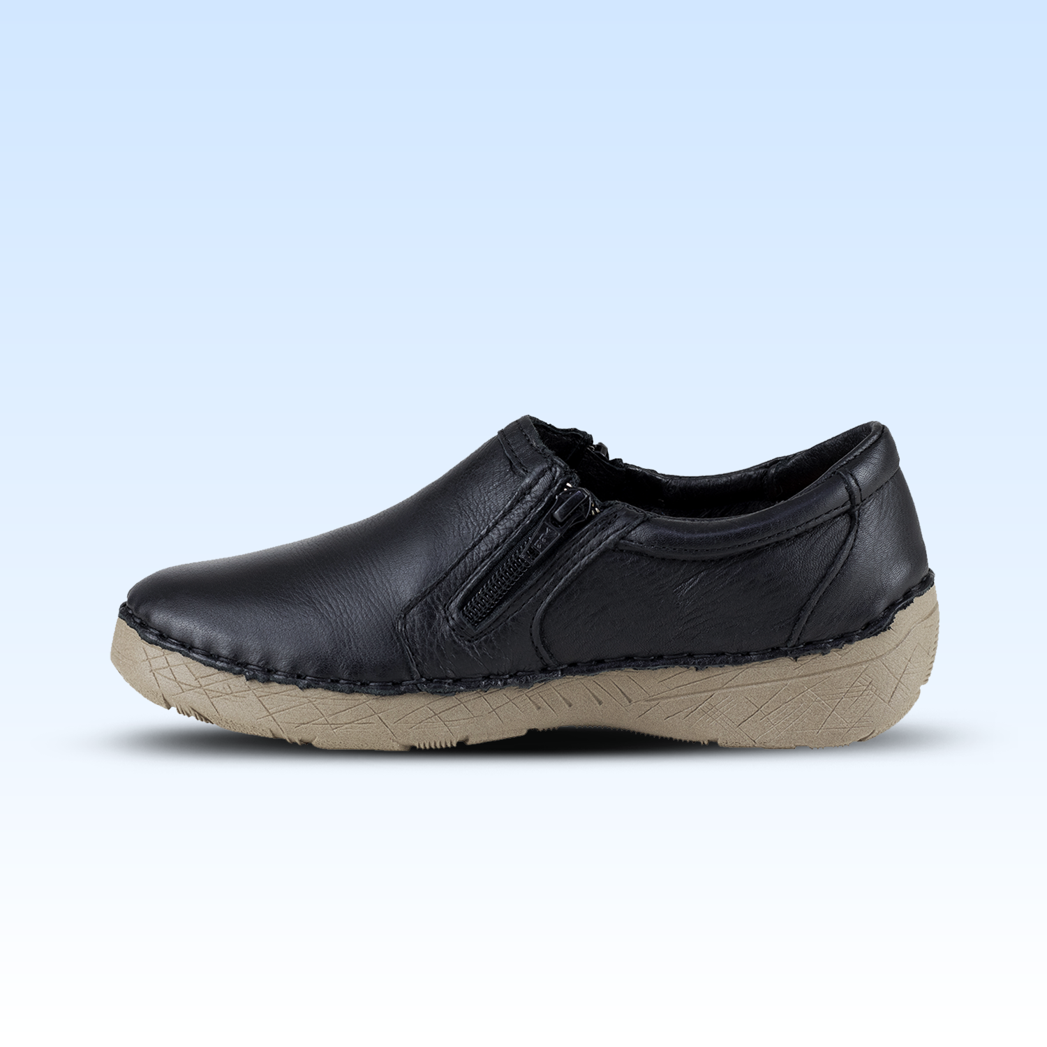 Zapato Mocasín Confort Dama Lobo Solo 5681 Negro