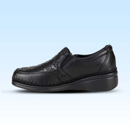 Zapato Mocasín Slip Casual On Para Dama Lobo Solo 4732 Negro