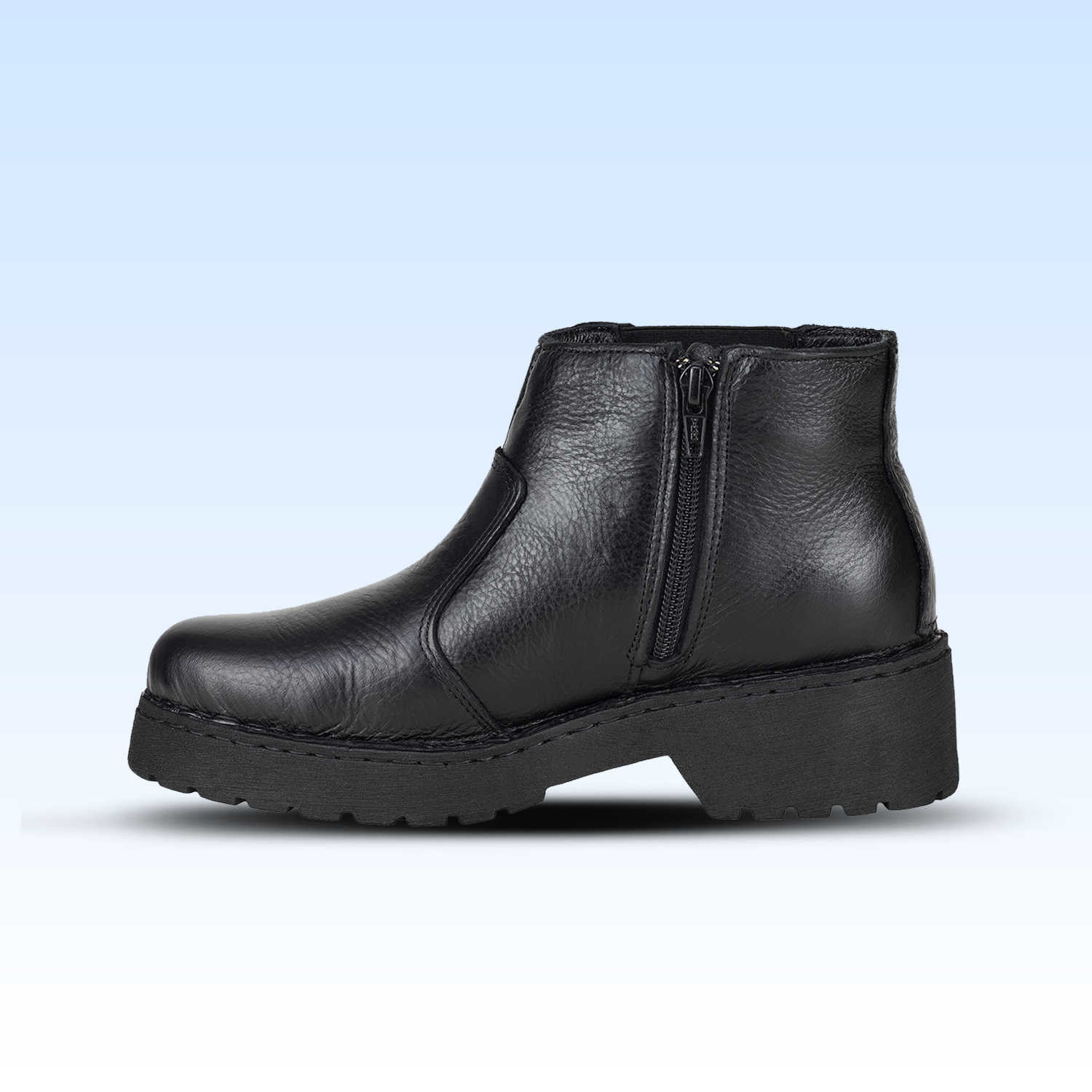Botín Casual Tacón Medio Para Dama Lobo Solo 5034 Negro