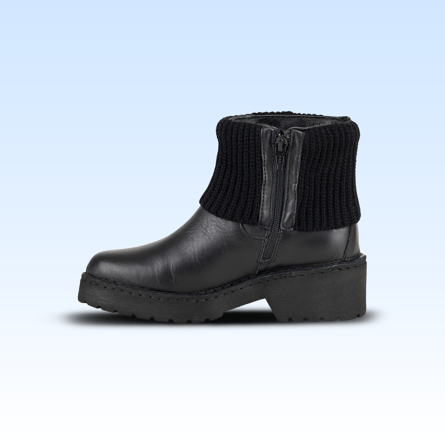 Bota Invernal Casual Dama Lobo Solo 5036 Negro