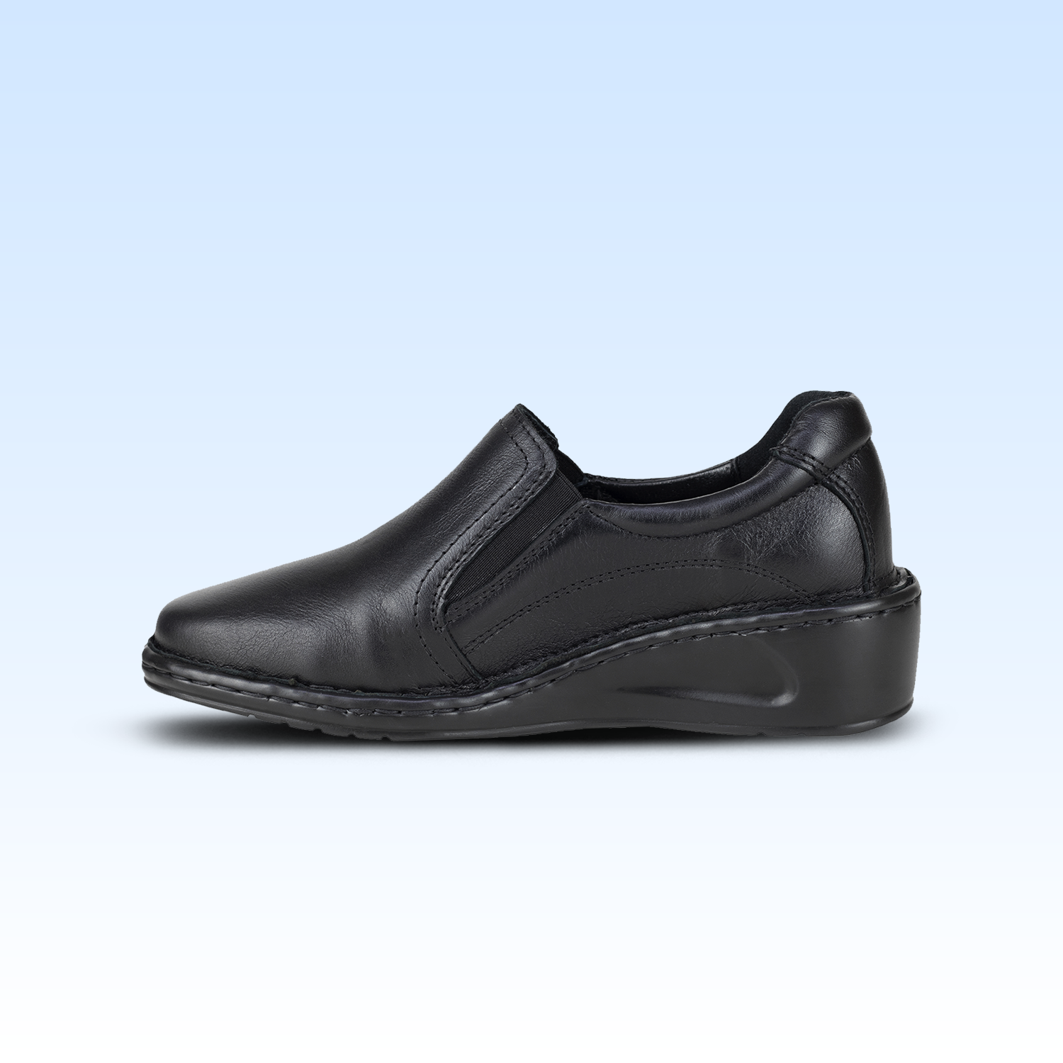 Zapato Mocasín Confort Casual Para Dama Lobo Solo 4849 Negro