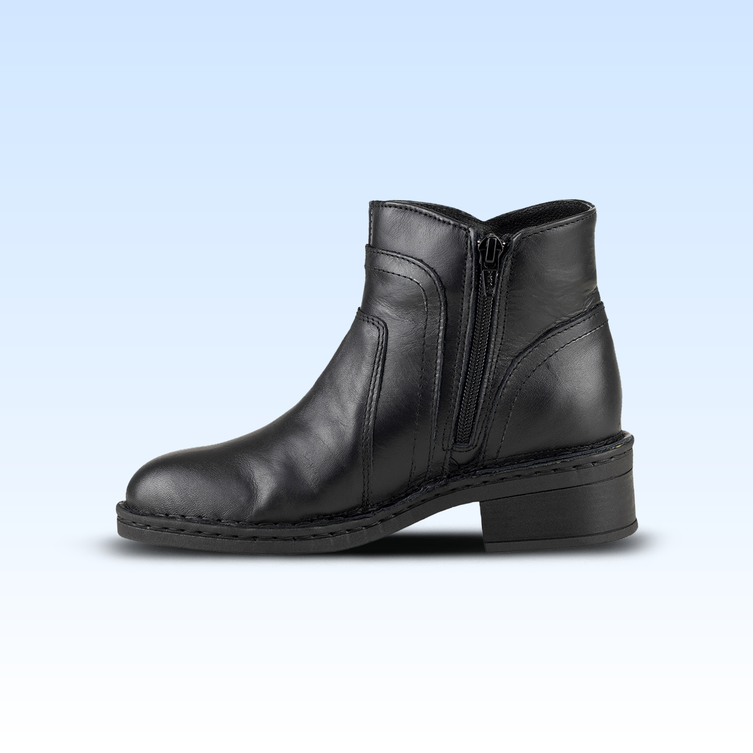 Botin Para Dama Lobo Solo 5087 Negro