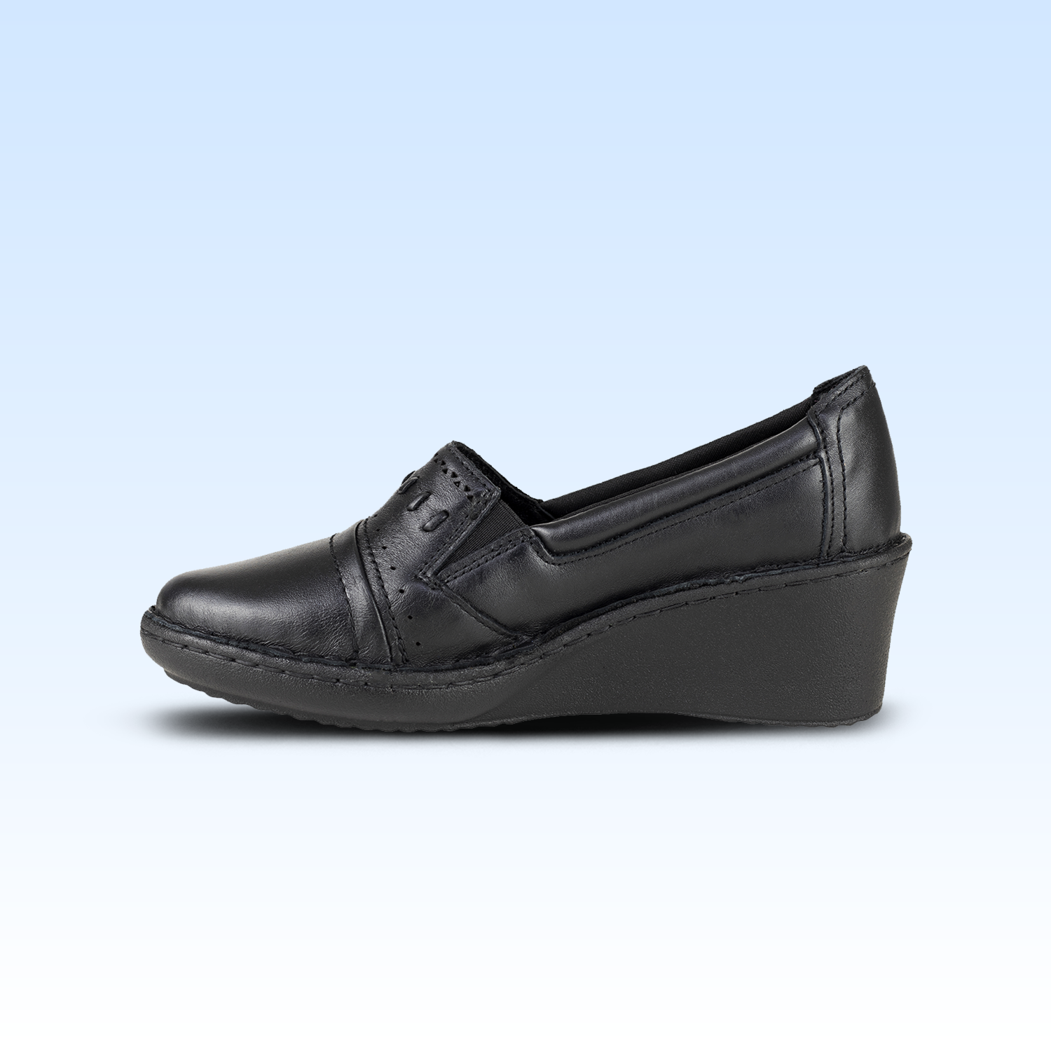 Zapato Con Tacón Para Dama Lobo Solo 5590 Negro