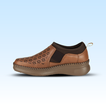 Zapato Mocasín Casual Confort Para Dama Lobo Solo 4991 Miel