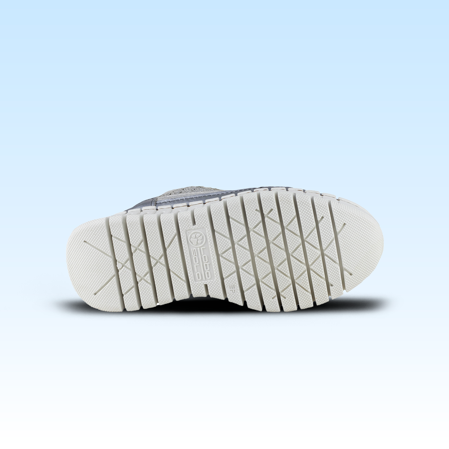 Tenis Casual Dama Lobo Solo Milo 4946 Algodón plata