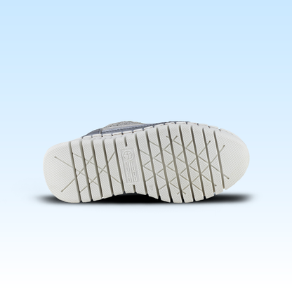 Tenis Casual Dama Lobo Solo Milo 4946 Algodón plata