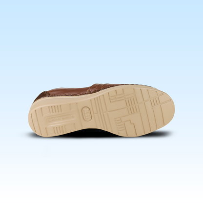 Zapato De Tacón Dama Lobo Solo Jessi 4706 Algodón Caoba