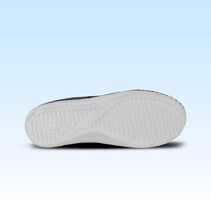 Tenis Tejidos A Mano Casual Para Dama Lobo Solo 5131 Negro