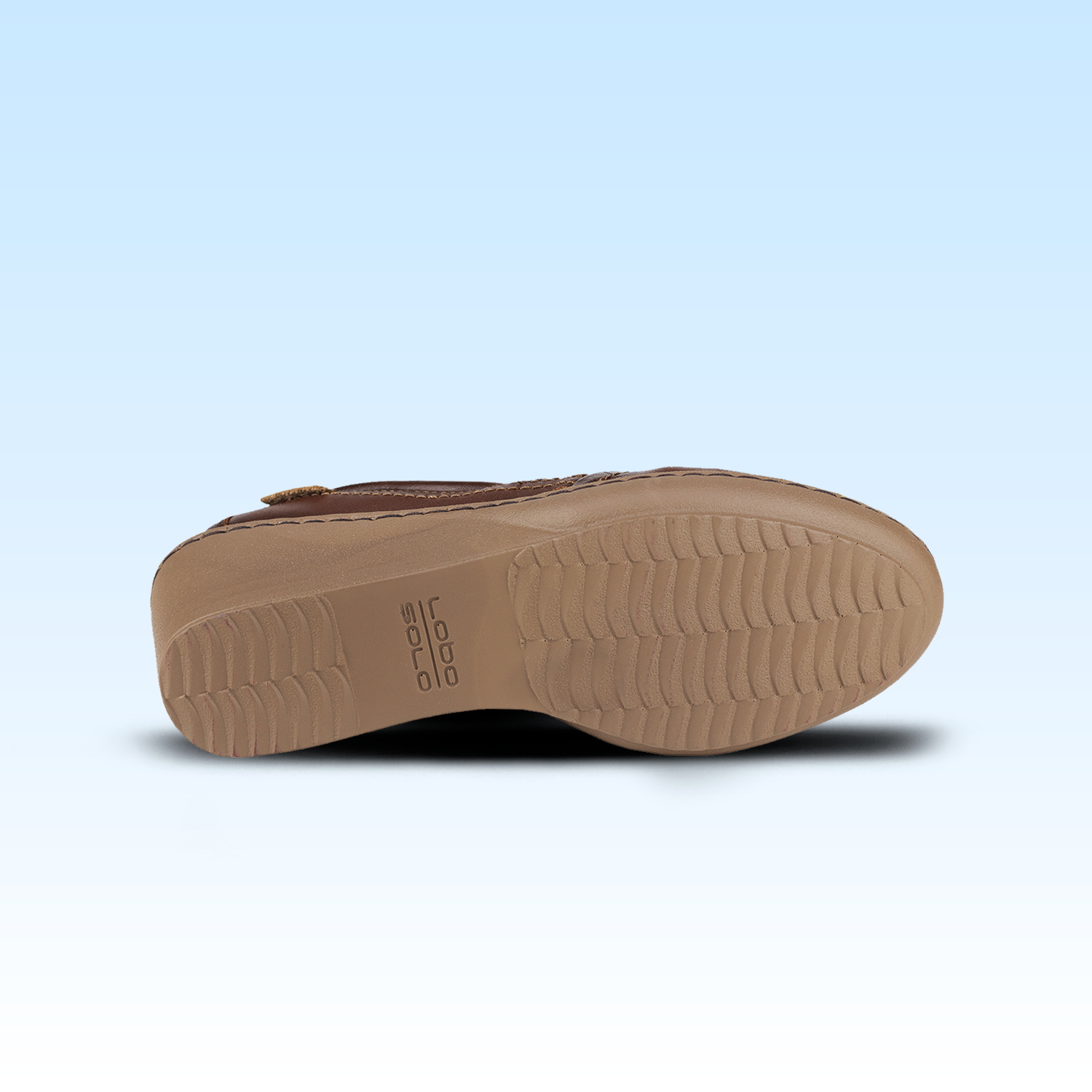 Zapato Con Tacon Para Dama Lobo Solo 5590 Caoba