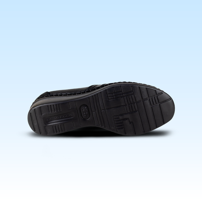 Zapato De Tacón Dama Lobo Solo Jessi 4702 Algodón Negro