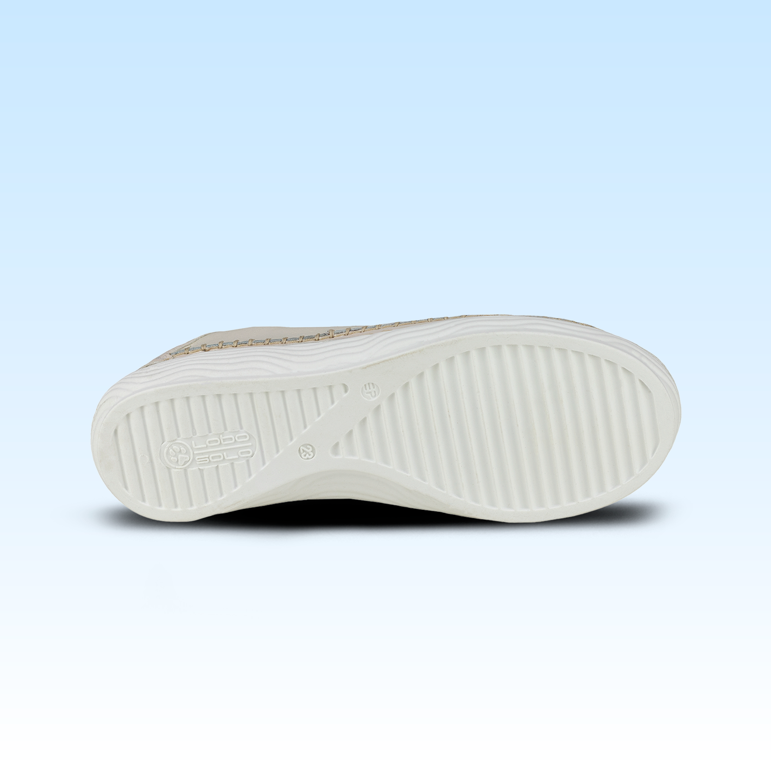 Tenis Casual Confort Para Dama Lobo Solo 5131 Marfil