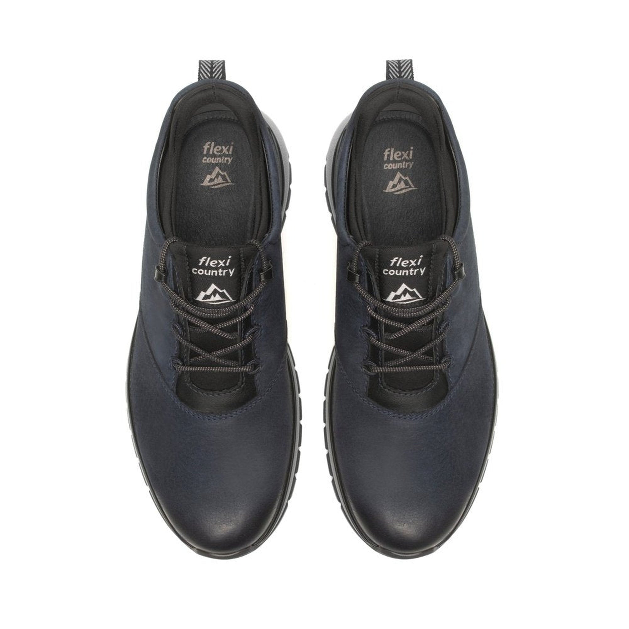 Botín Flexi Outdoor De Piel Hombre 401001 Azul Confort Moda