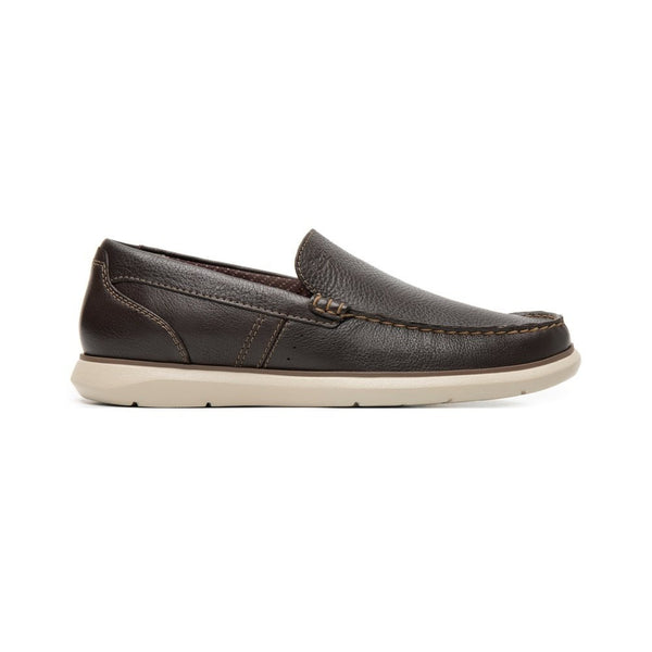 Mocasines Clásicos De Hombre Slip On Flexi 403610 Chocolate