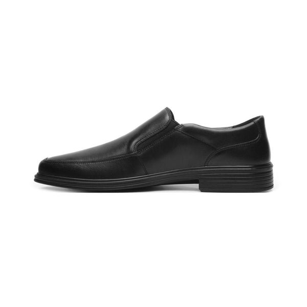 Mocasín Negro Flexi De Hombre Semi Vestir Shock Point 406409