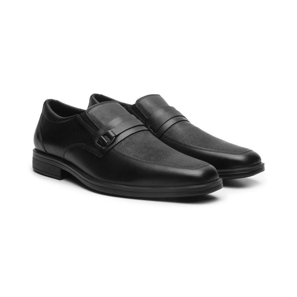 Mocasin Semivestir Flexi Hombre 407809 Negro Walking Soft