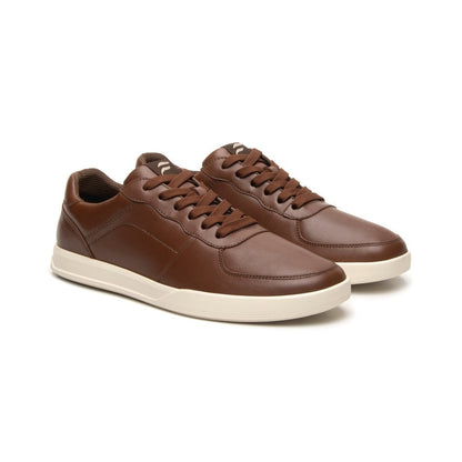 Tenis Sneakers De Caballero Flexi Piel Suave 412408 Tan Moda