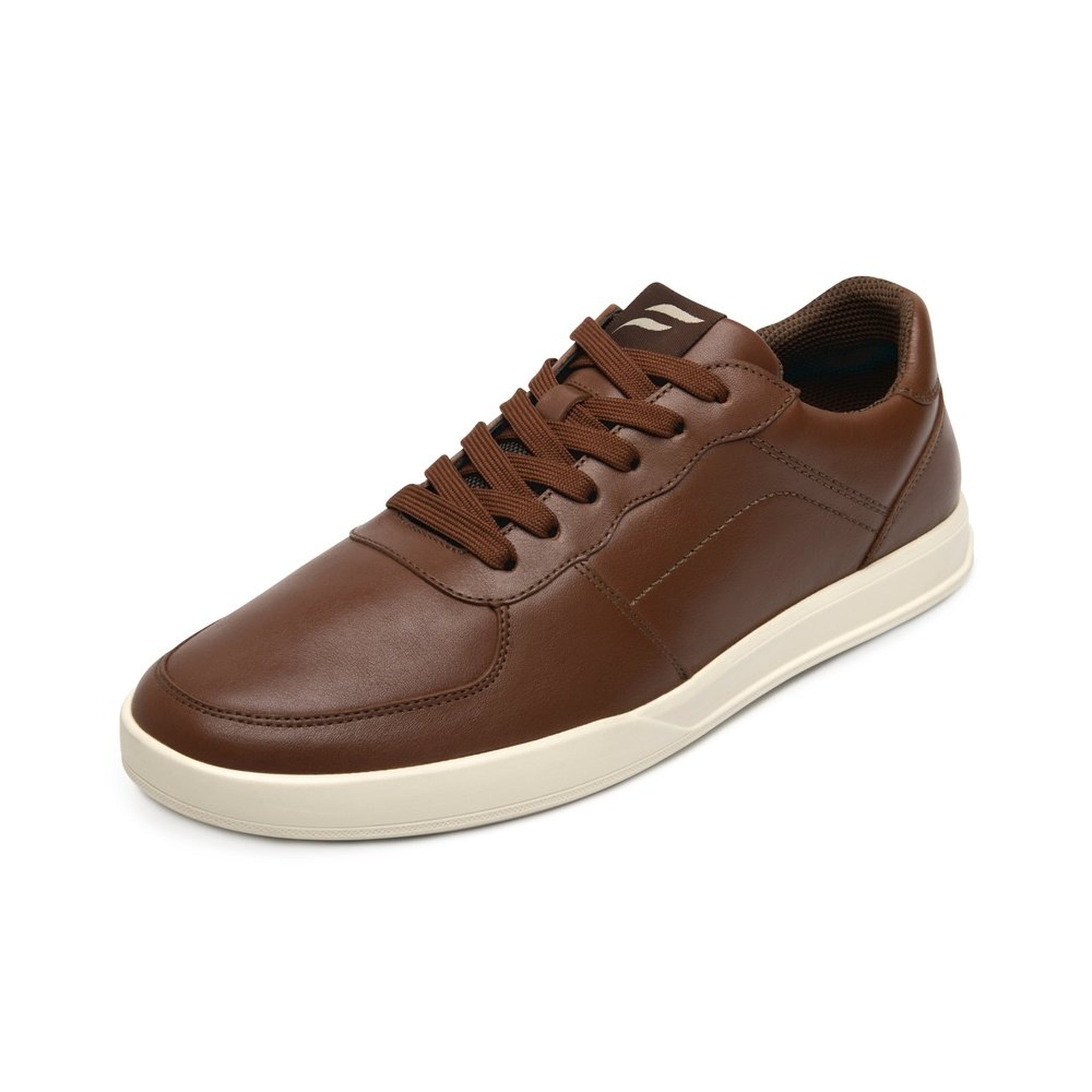 Tenis Sneakers De Caballero Flexi Piel Suave 412408 Tan Moda
