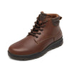 Botines Flexi Outdoors Para Hombre De Piel 414904 Nogal Moda