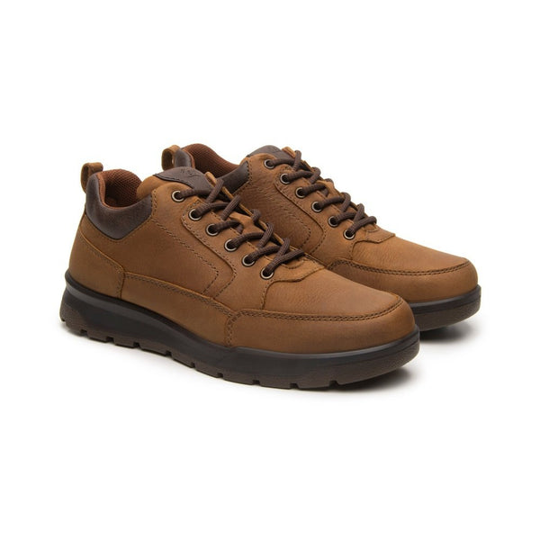 Tenis Sneakers De Piel Hombre Flexi 414907 Avellana Confort