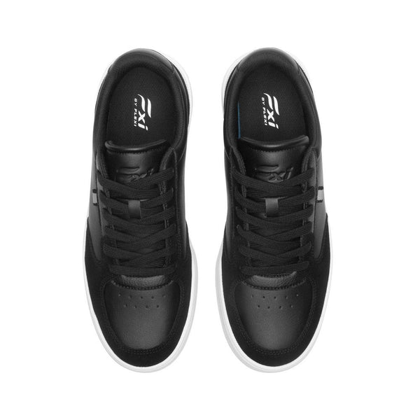 Tenis Sneakers Para Hombre Flexi 417501 Negro Urbano Confort