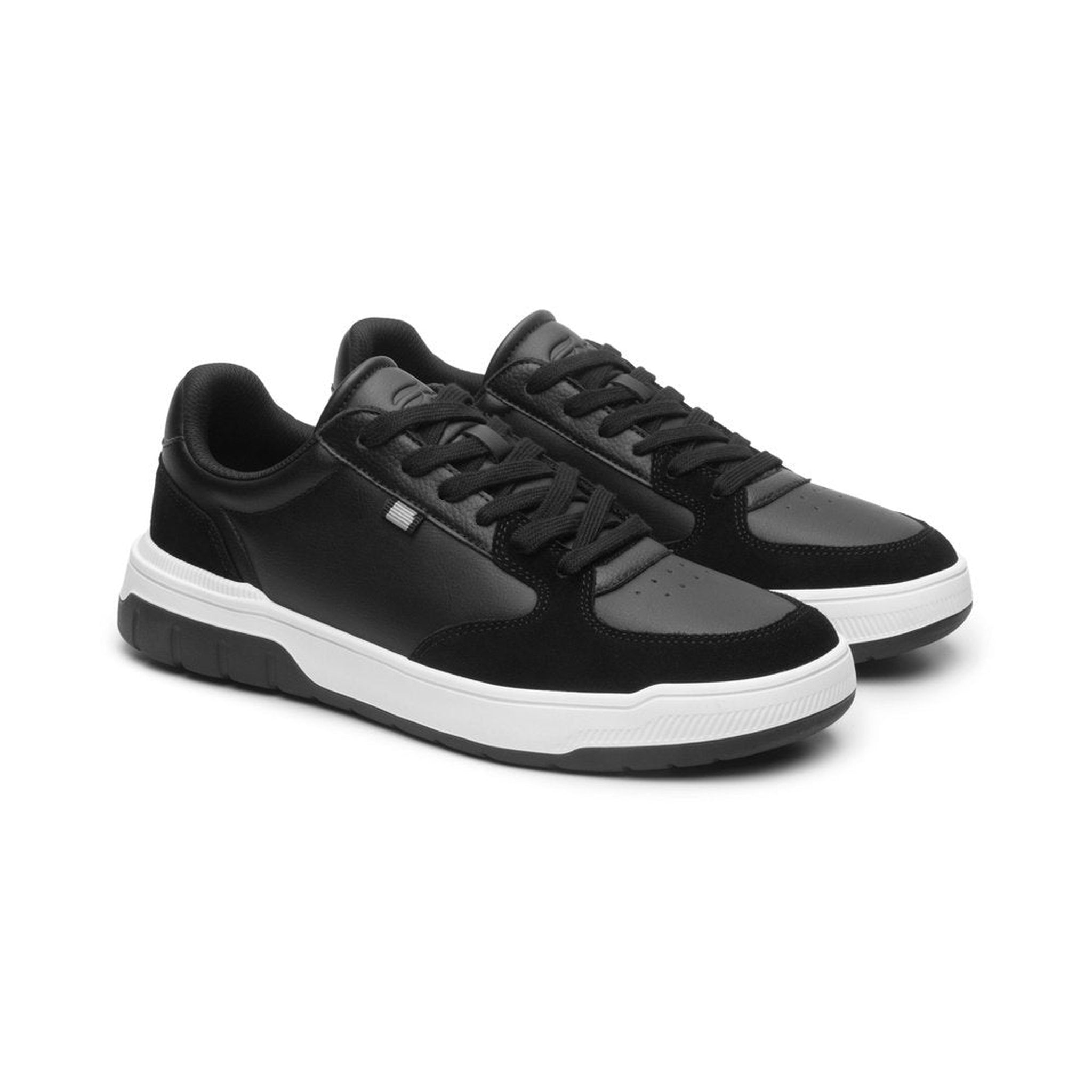 Tenis Sneakers Para Hombre Flexi 417501 Negro Urbano Confort