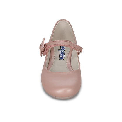 Balerina Coqueta para niña en piel rosa Ximena con tira de contacto.