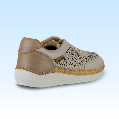 Tenis Judy Para Dama Lobo Solo 5077 Marfil