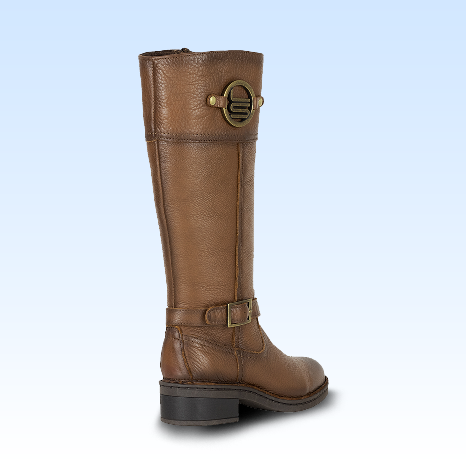 Bota Larga Para Dama Lobo Solo 5083 Cedro