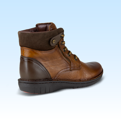 Botín Casual Dama Lobo Solo Italia 5842 Tumbled Camel