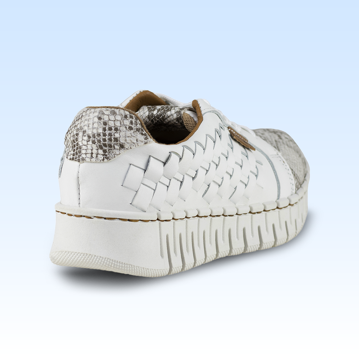 Tenis Para Dama Lobo Solo 4947 Blanco