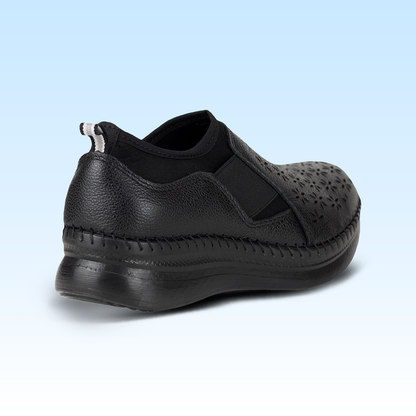 Zapato Mocasín Casual Confort Para Dama Lobo Solo 4991 Negro