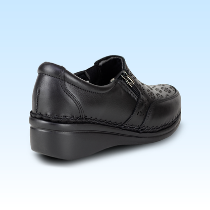 Zapato Mocasín Slip Casual On Para Dama Lobo Solo 4732 Negro