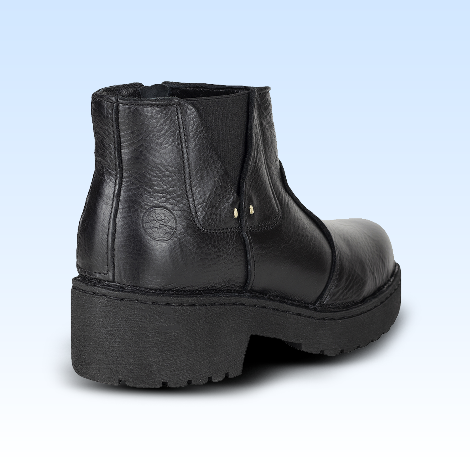 Botín Casual Tacón Medio Para Dama Lobo Solo 5034 Negro