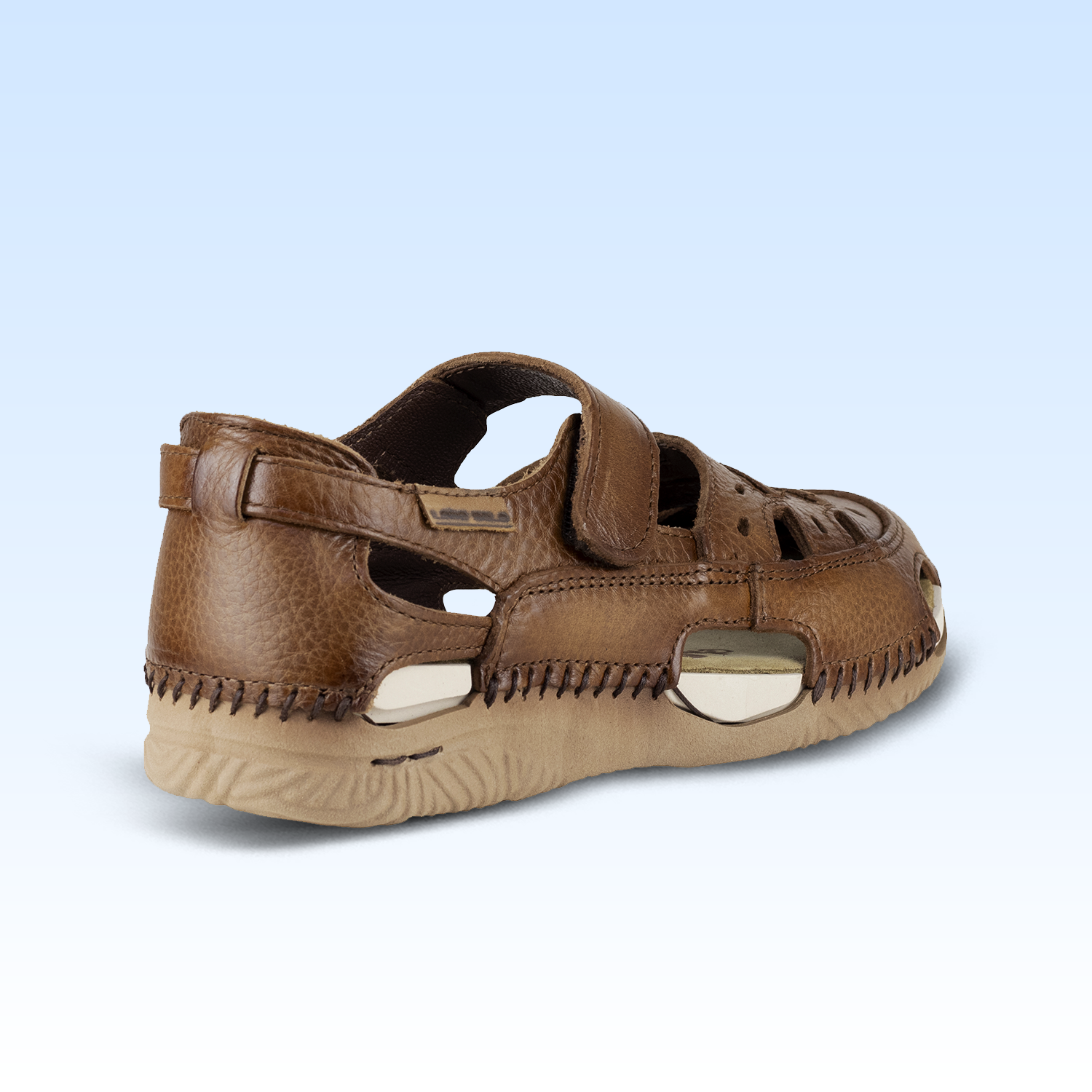 Sandalia Casual Dama Lobo Solo Mita 1766 Tumbled camel