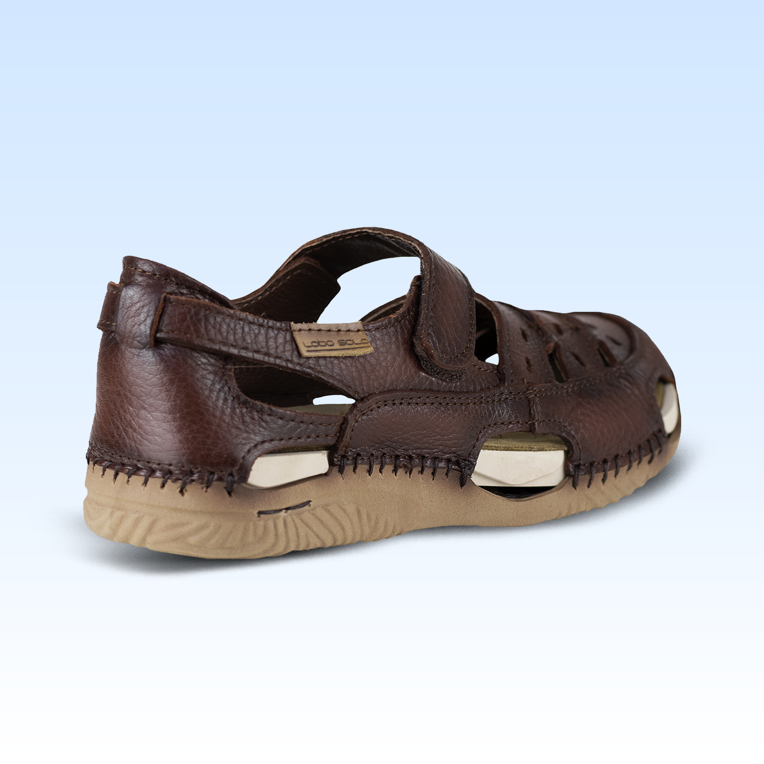 Sandalia Casual Dama Lobo Solo Mita 1766 Himalaya Mahogany