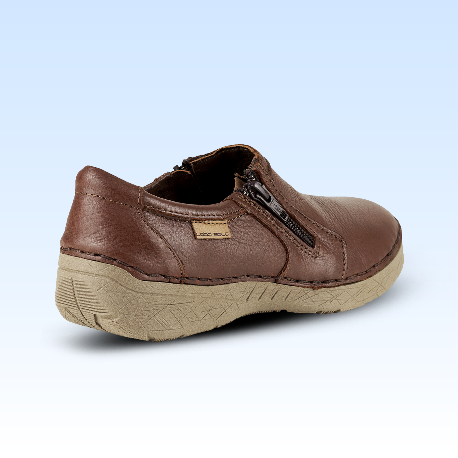 Zapato Mocasín Confort Dama Lobo Solo 5681 Mahogany