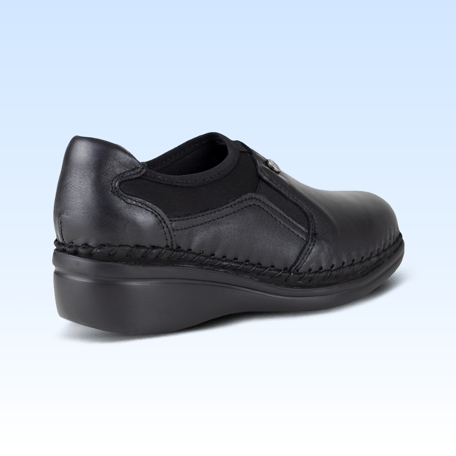 Zapato de Tacón Dama Lobo Solo Jessi 4716 Algodón Negro