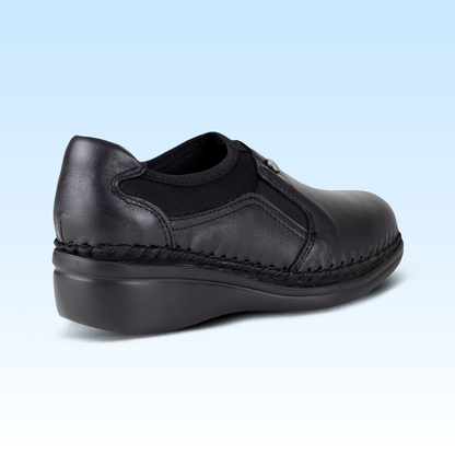 Zapato de Tacón Dama Lobo Solo Jessi 4716 Algodón Negro