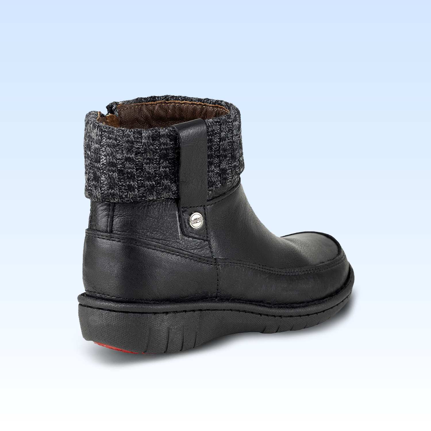 Botín Casual Dama Lobo Solo 5840 Negro
