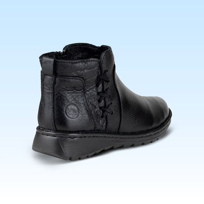 Botín Confort Casual Para Dama Lobo Solo 5957 Negro