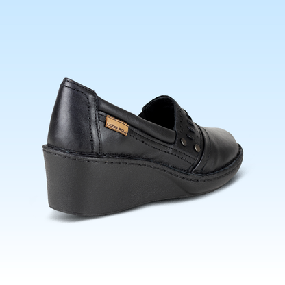 Zapato Con Tacón Para Dama Lobo Solo 5590 Negro